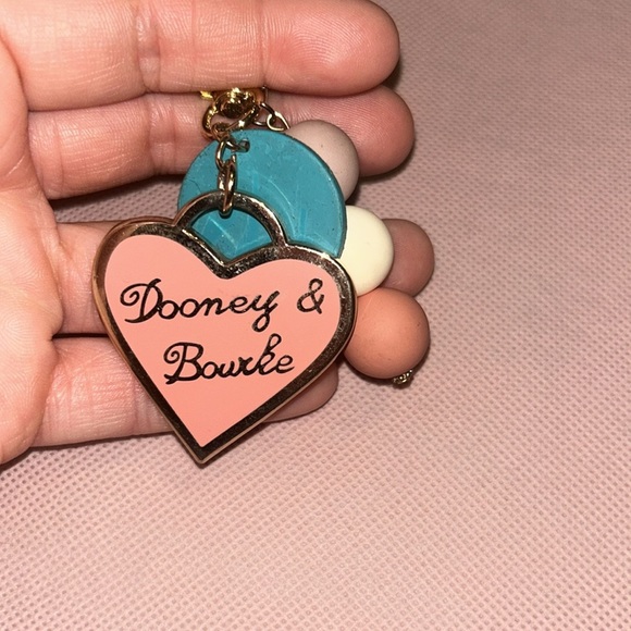 Dooney & Bourke Heart shape Bag Tag - Picture 2 of 3